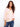 Delicate ladder stitch detail enhances the sophisticated style of this versatile top by Charlie B.