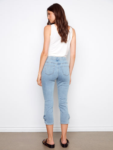 Crafted from stretch denim, these regular rise jeans provide both flexibility and a flattering fit for everyday wear by Charlie B.