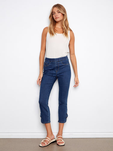 Designed with a regular rise, these jeans offer classic style and versatile wearability. By Charlie B.