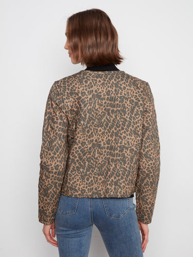 Fashion-forward quilted design with an open front, ideal for layering during cooler seasons. By Charlie B.