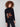 Elegant slim fit black sweater adorned with a sophisticated leaf pattern by Charlie B.