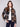 Plaid jacket featuring a classic shirt collar in cacao, highlighting its timeless appeal by Charlie B.