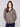 Cocoa plaid jacket with button front closure, offering both style and functionality by Charlie B.