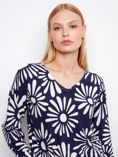 Stylish sunkiss reversible sweater made of 100% cotton, offering comfort and fashion-forward appeal by Charlie B.