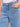 Light blue jeans featuring rhinestones all over with a wide-leg cut by Charlie B.