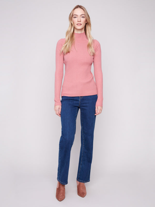Chic and comfortable slim fit primrose sweater, ideal for layering in cooler weather by Charlie B.