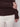Chic mocha sweater highlighted by distinctive slit cuffs and ribbed detailing for added style by Charlie B.