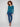 Chic V-neck evergreen sweater with ribbed texture and stylish slit cuffs for added flair by Charlie B.