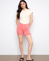 These shorts feature a regular rise for a comfortable fit, perfect for everyday wear. By Charlie B.