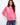 Pink sweater featuring a crew neckline, crafted from 100% cotton for comfort and style by Charlie B.