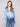Blue satin shirt featuring a soft fabric and long sleeves, perfect for a chic look by Charlie B.