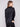Satin-knit combo black top showcasing ribbed cuffs and neckline, ideal for a sophisticated style by Charlie B.