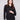 Chic black chiffon shirt featuring a stylish collar and abstract design, perfect for elegant occasions by Charlie B.
