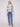 Ecru plaid knit jacket with a snap button closure and cozy patch pockets, designed for a modern look by Charlie B.