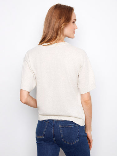 Crafted from soft 100% cotton, this versatile top is perfect for everyday wear. Its classic design ensures timeless appeal by Charlie B.