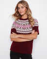 This sweater features a stylish crew neckline, adding a classic touch to its design. Perfect for casual outings or cozy days. By Charlie B.