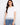 White T-shirt in 100% cotton with intricate hem embroidery, offering a stylish and breathable fit by Charlie B.
