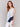 Crochet pattern top featuring light and dark denim hues by Charlie B.