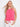 Bright pink sleeveless top with a drawcord hem, perfect for casual outings. The relaxed fit adds comfort and style. By Charlie B.