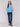 Linen blend lagoon top featuring side tie details by Charlie B.