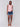 Guava tank top with elegant side button accents by Charlie B.