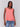 Watermelon linen top with crew neckline by Charlie B.