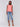 Stylish watermelon top with slit at hem by Charlie B.