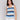 Blue crochet top with gradient stripes by Charlie B.