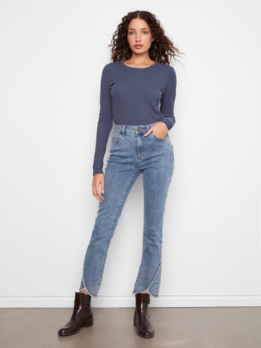 Crafted from high-quality stretch denim, these jeans provide both style and flexibility for all-day wear. By Charlie B.