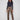 Copper metallic pants with slim fit and ankle-length cut, crafted from stretch twill for comfort and style by Charlie B.