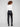 Chic black pants with an ankle-length silhouette and luxurious finish for modern flair by Charlie B.