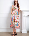 Hidden pockets add functionality to this stylish floral dress, making it practical yet chic for everyday wear by Charlie B.