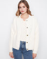 Cozy jacket with a classic shirt collar and button-front closure, perfect for layering. By Charlie B.