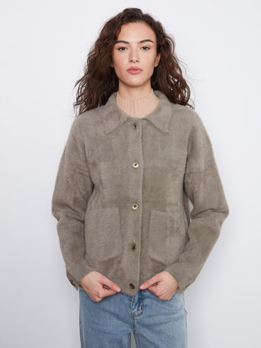 Enjoy the relaxed fit of this stylish jacket, ideal for casual outings or cozy evenings. Created by Charlie B.