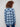 Stylish shirt featuring a classic collar and long sleeves in a chic blue plaid pattern by Charlie B.