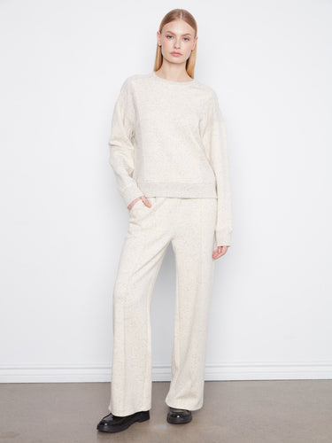 The long sleeves provide warmth and style, perfect for any relaxed occasion by Charlie B.