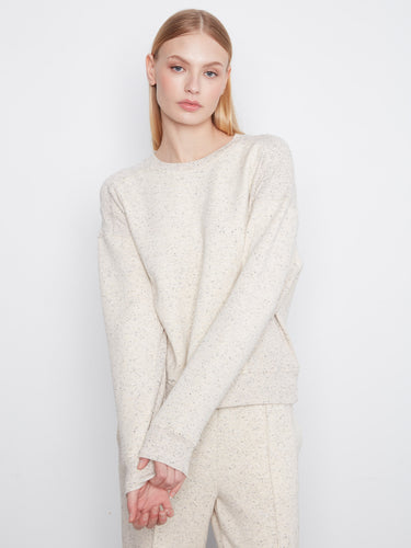 Ribbed side panels add texture and interest to this versatile piece by Charlie B.
