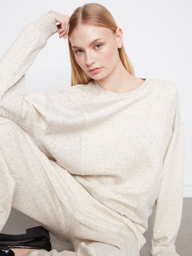 Crafted from soft scuba fabric, this top feels gentle against the skin for all-day wearability by Charlie B.