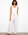 These pants feature a wide leg design, offering a relaxed and comfortable fit. Perfect for casual outings. By Charlie B.