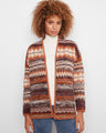 Cozy cardigan with an open front and rich, earthy tones for a stylish look by Charlie B.