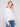Sophisticated women's V-neck sweater in a unique striped design, complete with open knit sleeves by Charlie B.