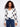 Fashion-forward white cardigan showcasing beautiful geometric details and fine craftsmanship by Charlie B.