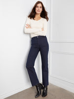 Long length denim pants that flatter every silhouette, offering both style and versatility in one piece. A wardrobe staple by Charlie B.