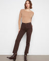 These pants feature a straight leg design, offering a timeless and versatile look. Crafted with care by Charlie B.