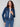 Classic indigo denim jacket with button-flap front patch pockets for added style by Charlie B.