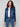 Indigo denim jacket with button front, flap pockets, and a classic collar by Charlie B.