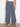 Stylish indigo pants in cropped length with button detail, made from comfortable stretch linen by Charlie B.