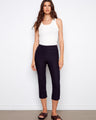 These capri pants feature a slim leg and a comfortable pull-on design, perfect for everyday wear. By Charlie B.