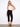 Crafted from stretch fabric, these black cropped pants provide both flexibility and style by Charlie B.