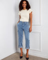 Crafted from stretch fabric, these jeans ensure all-day comfort without compromising style. A wardrobe essential for any occasion by Charlie B.